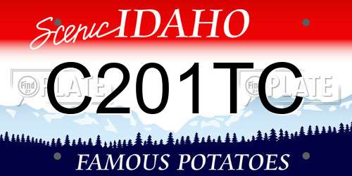 C201TC Idaho License Plate