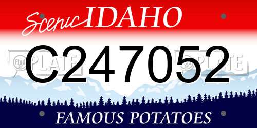 C247052 Idaho License Plate