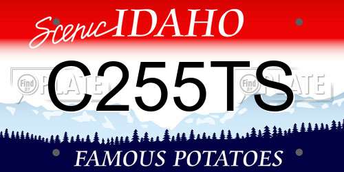 C255TS Idaho License Plate
