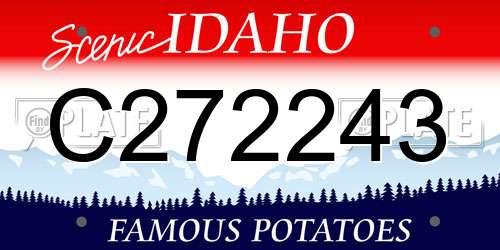 C272243 Idaho License Plate