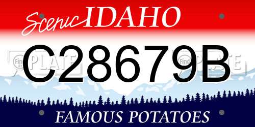 C28679B Idaho License Plate