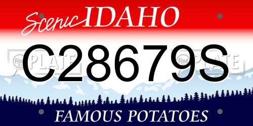 C28679S Idaho License Plate