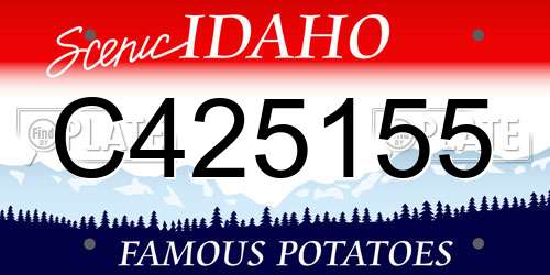C425155 Idaho License Plate