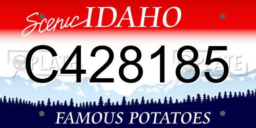 C428185 Idaho License Plate