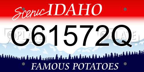 C61572Q Idaho License Plate