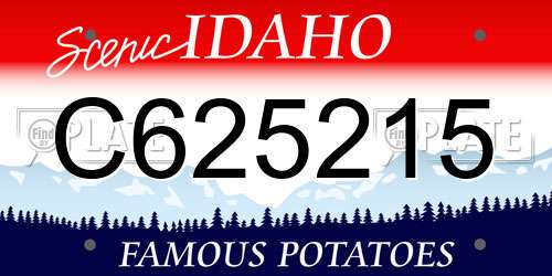 C625215 Idaho License Plate