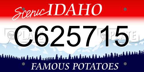 C625715 Idaho License Plate