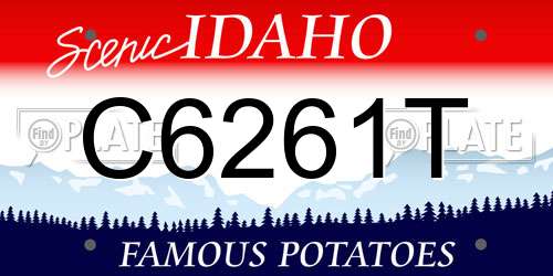 C6261T Idaho License Plate