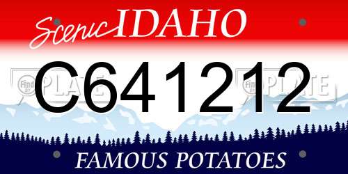 C641212 Idaho License Plate