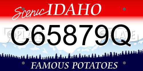 C65879Q Idaho License Plate