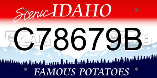 C78679B Idaho License Plate