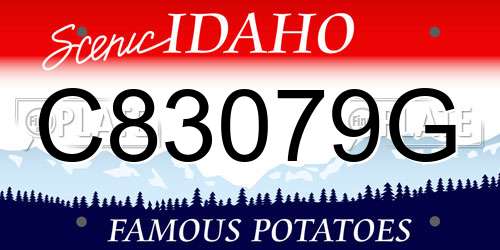 C83079G Idaho License Plate