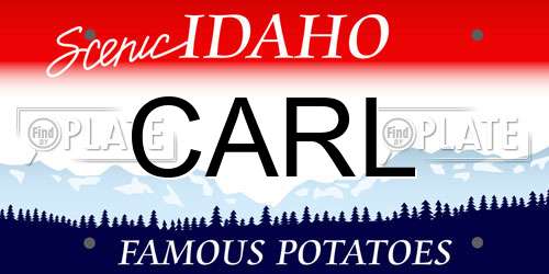 CARL Idaho License Plate