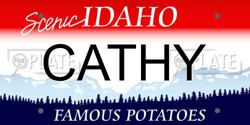 CATHY Idaho License Plate