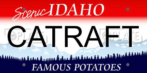 CATRAFT Idaho License Plate
