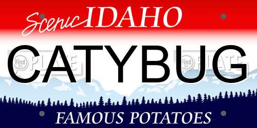 CATYBUG Idaho License Plate