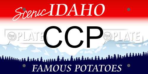 CCP Idaho License Plate