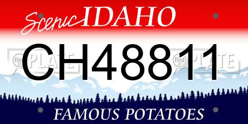 CH48811 Idaho License Plate