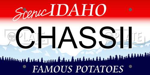CHASSII Idaho License Plate
