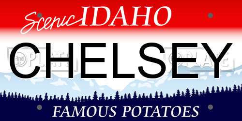 CHELSEY Idaho License Plate
