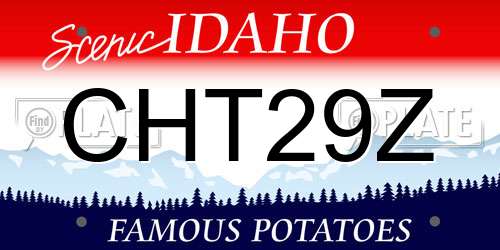 CHT29Z Idaho License Plate
