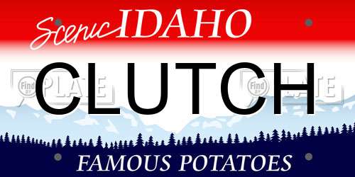 CLUTCH Idaho License Plate