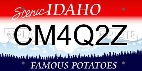 CM4Q2Z Idaho License Plate