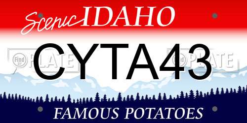 CYTA43 Idaho License Plate