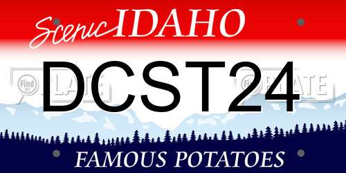 DCST24 Idaho License Plate