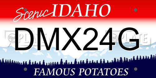 DMX24G Idaho License Plate