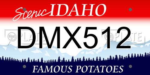 DMX512 Idaho License Plate