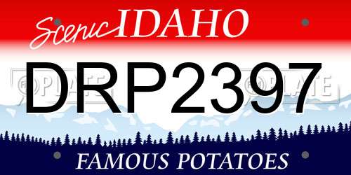 DRP2397 Idaho License Plate