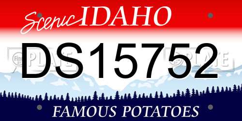 DS15752 Idaho License Plate