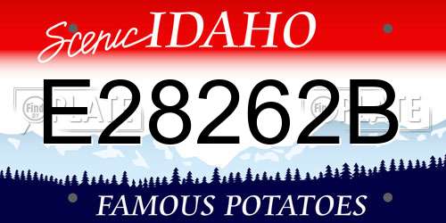 E28262B Idaho License Plate