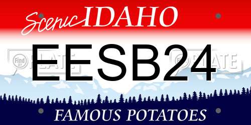 EESB24 Idaho License Plate