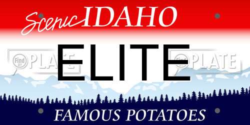 ELITE Idaho License Plate