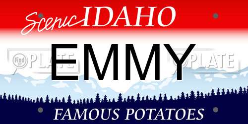 EMMY Idaho License Plate