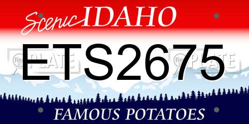 ETS2675 Idaho License Plate