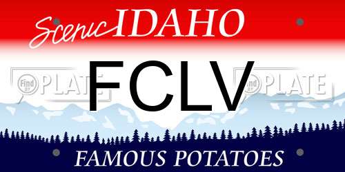 FCLV Idaho License Plate