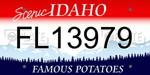 FL13979 Idaho License Plate