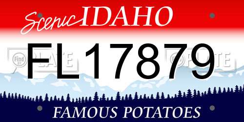 FL17879 Idaho License Plate