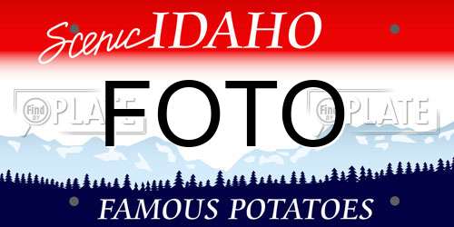 FOTO Idaho License Plate