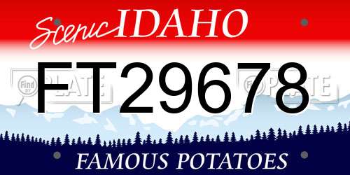 FT29678 Idaho License Plate
