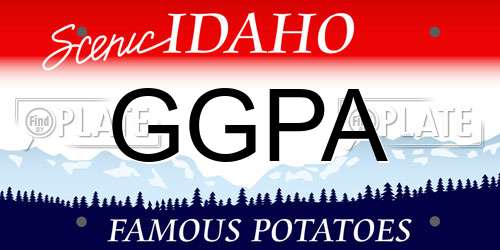 GGPA Idaho License Plate
