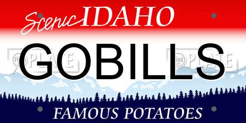 GOBILLS Idaho License Plate