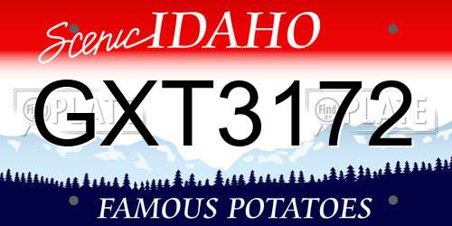 GXT3172 Idaho License Plate