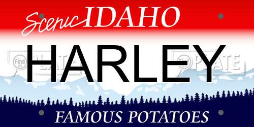 HARLEY Idaho License Plate