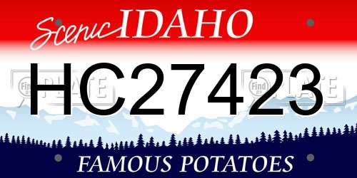 HC27423 Idaho License Plate