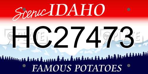 HC27473 Idaho License Plate