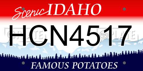 HCN4517 Idaho License Plate